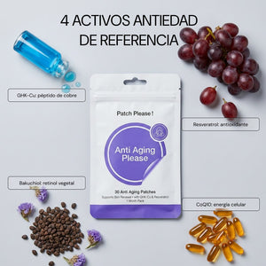 4 activos antiedad: bakuchiol, CoQ10, GHK-Cu y resveratrol