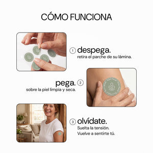 Cómo funciona: despega, pega y olvídate