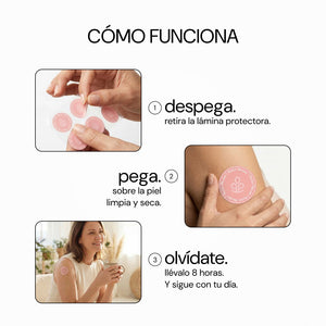 Cómo funciona: despega, pega y olvídate