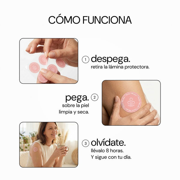 Cómo funciona: despega, pega y olvídate