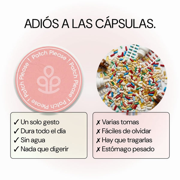 Parche frente a cápsulas
