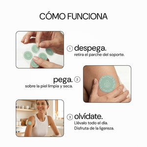 Cómo funciona: despega, pega y olvídate