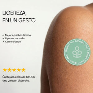 Ligereza, en un gesto: parche Depuff Please en el brazo