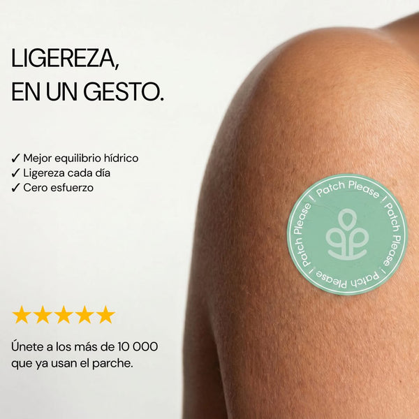 Ligereza, en un gesto: parche Depuff Please en el brazo