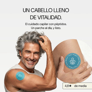 Un cabello lleno de vitalidad: hombre con parche Hair+ Please