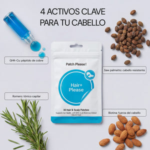 4 activos clave para tu cabello: romero, biotina, GHK-Cu y saw palmetto