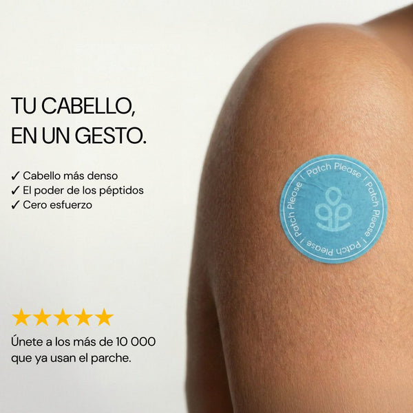 Tu cabello, en un gesto: parche Hair+ Please en el brazo