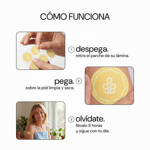 Cómo funciona: despega, pega y olvídate